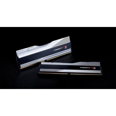 Kép 4/4 - G.SKILL 64GB DDR5 5600MHz Kit(2x32GB) Trident Z5 RGB Silver