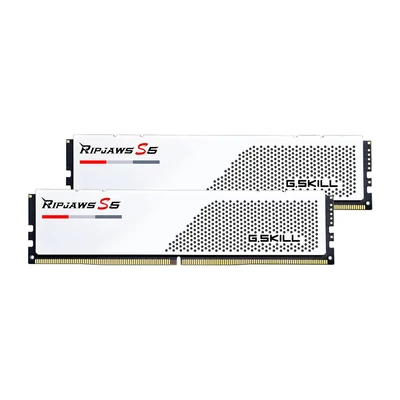 Kép 2/3 - G.SKILL 64GB DDR5 5600MHz Kit(2x32GB) Ripjaws S5 White