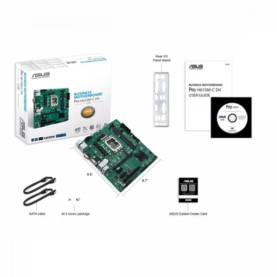 Kép 6/6 - Asus PRO H610M-C D4-CSM