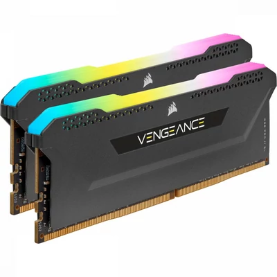 Kép 2/3 - Corsair 64GB DDR4 3600MHz Kit(2x32GB) Vengeance RGB Pro SL Black