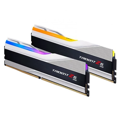 Kép 4/4 - G.SKILL 32GB DDR5 7600MHz Kit(2x16GB) Trident Z5 RGB Silver