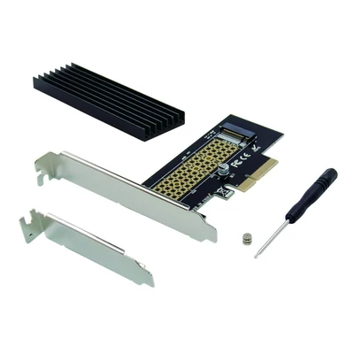 Kép 4/4 - Conceptronic EMRICK05BS M.2 NVMe PCIe Card incl. Heat Sink