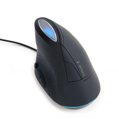 Kép 4/8 - Gembird MUS-ERGO-03 Ergonomic mouse Space Gray