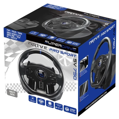 Kép 5/6 - Subsonic Superdrive SV 750 Steering Wheel Black