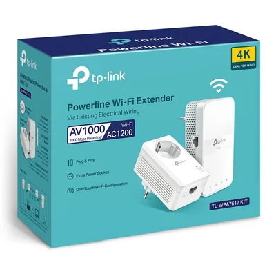 Kép 5/5 - TP-Link TL-WPA7619 KIT AC1200 AV1000 Gigabit WLAN Powerline Adapter Kit