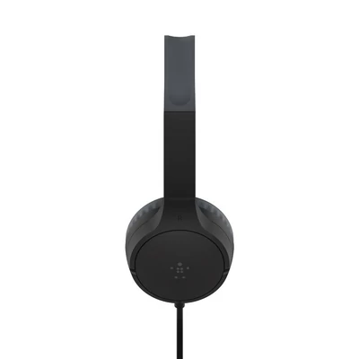 Kép 2/5 - Belkin SoundForm Mini Wired On-Ear Headphones for Kids Black