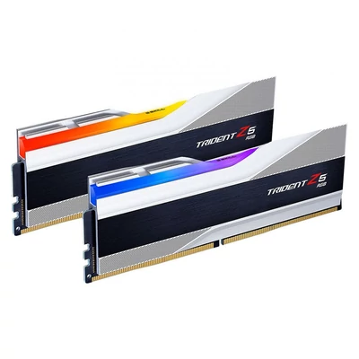 Kép 2/4 - G.SKILL 32GB DDR5 7800MHz Kit(2x16GB) Trident Z5 RGB Silver