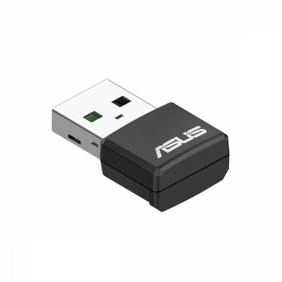 Asus USB-AX55 AX1800 USB2.0 Dual-Band Wi-Fi adapter fekete