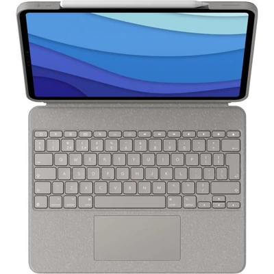 Kép 2/5 - Logitech Combo Touch for iPad Pro 12,9" (5th) Sand UK