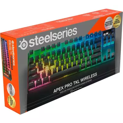 Kép 9/10 - Steelseries Apex Pro TKL (2023) Wireless Mechanical Gaming keyboard Black UK
