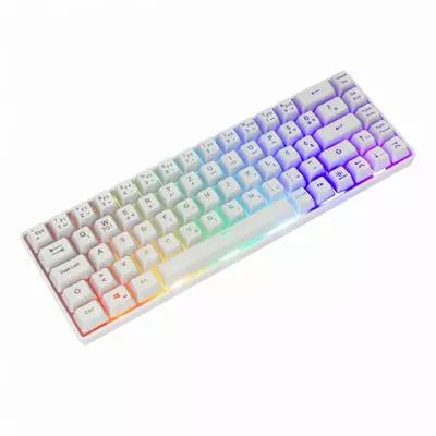Kép 2/5 - White Shark Ronin RGB Gaming keyboard White HU