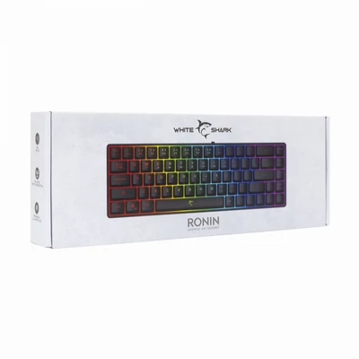 Kép 5/5 - White Shark Ronin RGB Gaming keyboard Black HU