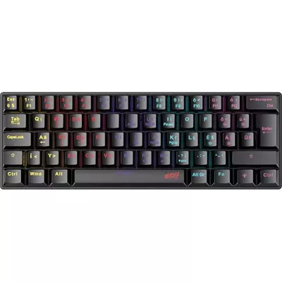 Kép 2/5 - Ventaris Lissgard RGB Blue Switch Mechanical Gamer Keyboard Black HU