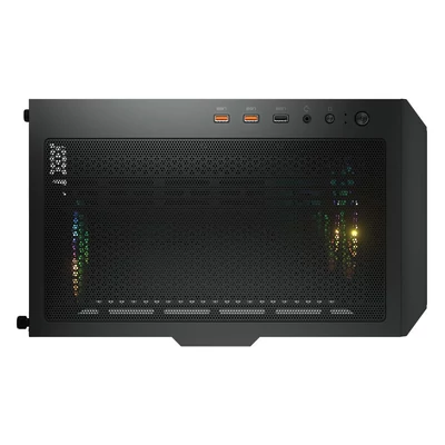 Kép 10/12 - Cougar Duoface RGB Tempered Glass Black