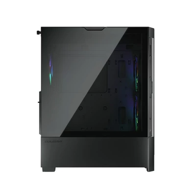 Kép 11/12 - Cougar Duoface RGB Tempered Glass Black