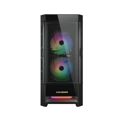 Kép 7/12 - Cougar Duoface RGB Tempered Glass Black