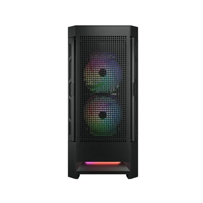 Kép 8/12 - Cougar Duoface RGB Tempered Glass Black