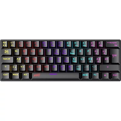 Kép 2/4 - Ventaris Lissgard RGB Red Switch Mechanical Gamer Keyboard Black HU