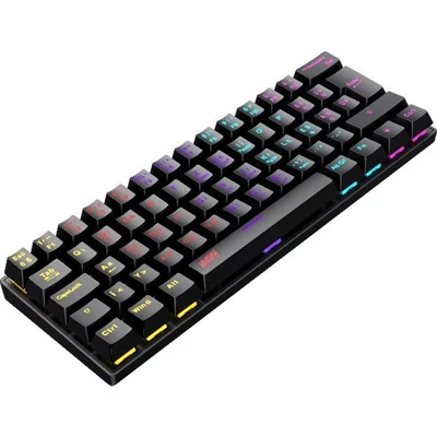 Kép 3/4 - Ventaris Lissgard RGB Red Switch Mechanical Gamer Keyboard Black HU