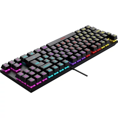 Kép 4/5 - Ventaris Malevik RGB Mechanical Red Switch Gamer Keyboard Black HU