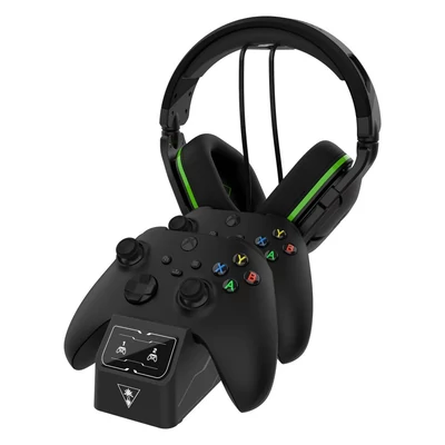 Kép 2/7 - Turtle Beach Fuel Dual Controller töltőállomás & fejhallgató állvány Xbox