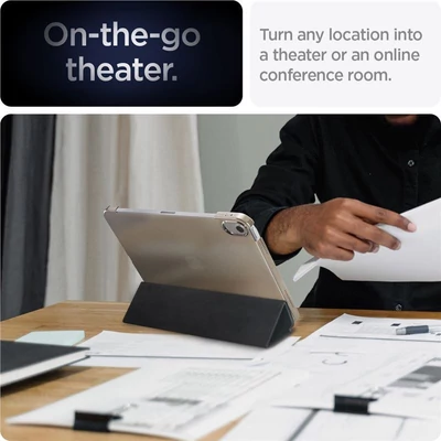 Kép 5/5 - Spigen Smart Fold, black - iPad 10.9" 2022