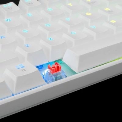 Kép 5/7 - White Shark GK-2022W Shinobi Red Switches Mechanical 60% Gaming Keyboard White US