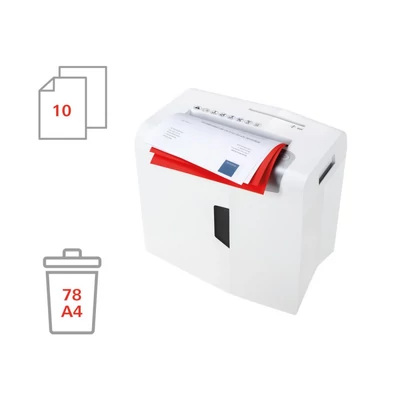 Kép 3/4 - HSM Securio S10 iratmegsemmisítő fehér