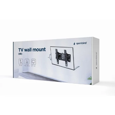Kép 4/4 - Gembird WM-42T-02 Tilt TV Wall Mount 23”-42” Black