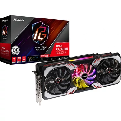 ASRock Radeon RX 6800 XT Phantom Gaming 16G OC
