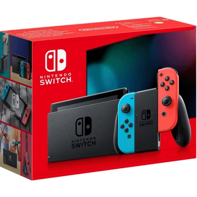 Kép 2/7 - Nintendo Switch (Model 2022) piros/kék Joy-Con