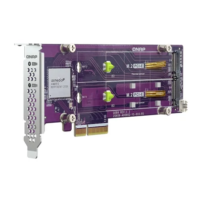 Kép 5/9 - QNAP QM2-2P-344A Dual M.2 22110/2280 PCIe NVMe SSD Expansion Card