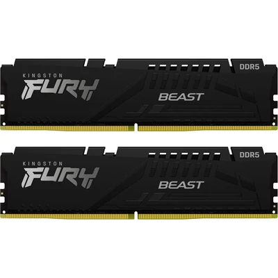 Kép 2/6 - Kingston 64GB 5200Mhz Kit(4x16GB) Fury Beast Black