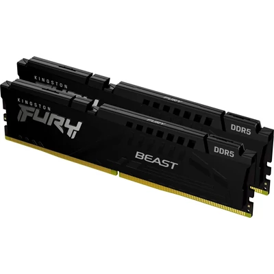 Kép 3/6 - Kingston 64GB 5200Mhz Kit(4x16GB) Fury Beast Black