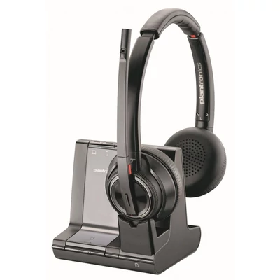 Kép 2/5 - Poly Plantronics Savi 8220 Office UC USB-A DECT ANC Headset Black