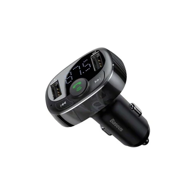 Baseus T típusú Bluetooth FM Transmitter Black