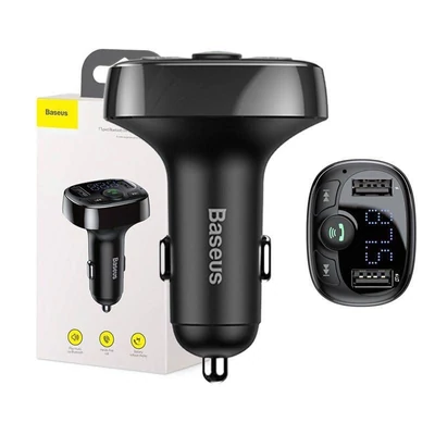 Kép 4/4 - Baseus T típusú Bluetooth FM Transmitter Black