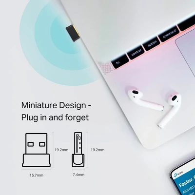 Kép 3/5 - TP-Link Archer T2UB Nano AC600 Nano Wi-Fi Bluetooth 4.2 USB adapter