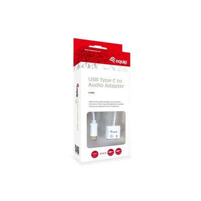 Kép 5/5 - EQuip USB-C to Audio 2.0 USB Hangkártya