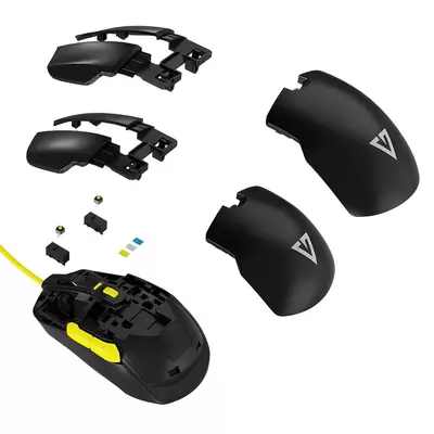 Kép 5/6 - Modecom Volcano Jager Gaming Mouse Black