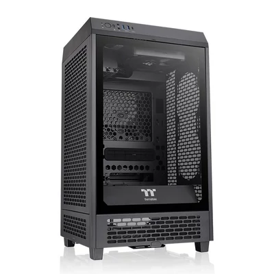 Kép 3/6 - Thermaltake The Tower 200 Mini Chassis Tempered Glass Black