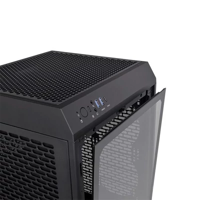 Kép 6/6 - Thermaltake The Tower 200 Mini Chassis Tempered Glass Black