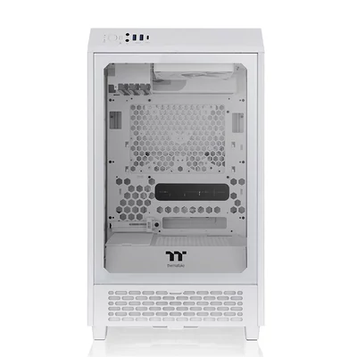 Kép 3/6 - Thermaltake The Tower 200 Mini Chassis Tempered Glass Snow White