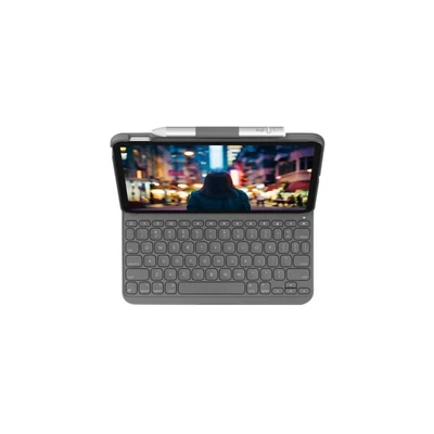 Kép 2/3 - Logitech Slim Folio For iPad (10th gen) Oxford Grey Schweizer