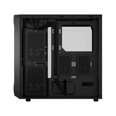 Kép 5/11 - Fractal Design Focus 2 RGB Tempered Glass Black TG Clear Tint