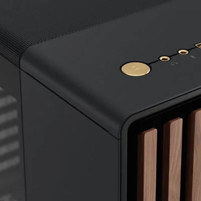 Kép 2/18 - Fractal Design North Charcoal Tempered Glass Black TG Dark Case
