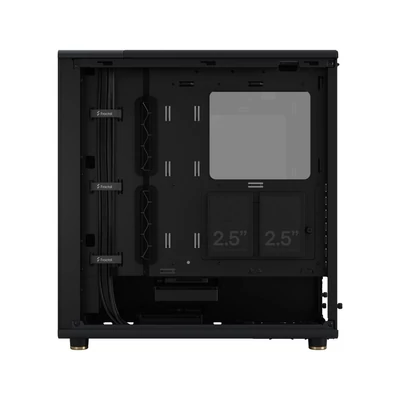 Kép 6/18 - Fractal Design North Charcoal Tempered Glass Black TG Dark Case