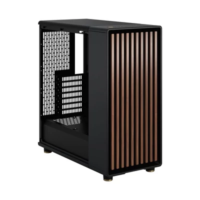 Kép 8/18 - Fractal Design North Charcoal Tempered Glass Black TG Dark Case
