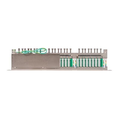 Kép 2/2 - NIKOMAX 24-port patch panel 0,5U szürke