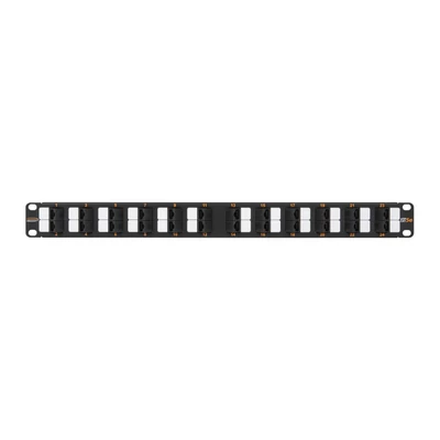 NIKOMAX 24-port patch panel 1U fekete